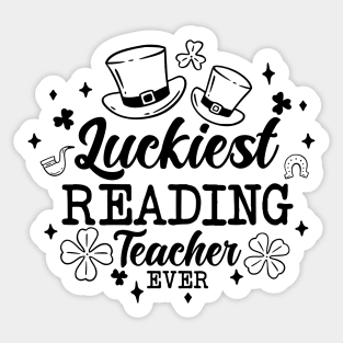 St Patricks Day Reading Sticker